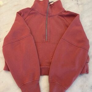 lululemon athletica Burgundy Half-Zip Sweatshirt